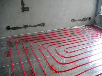 美景暖通--施工照片地暖图